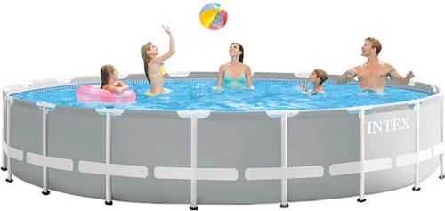 Intex Prism Frame zwembad Ø 549 x 122 cm  met filterpomp en accessoires