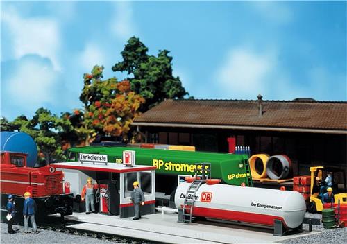 Faller - DB-tankinstallatie - modelbouwsets, hobbybouwspeelgoed voor kinderen, modelverf en accessoires
