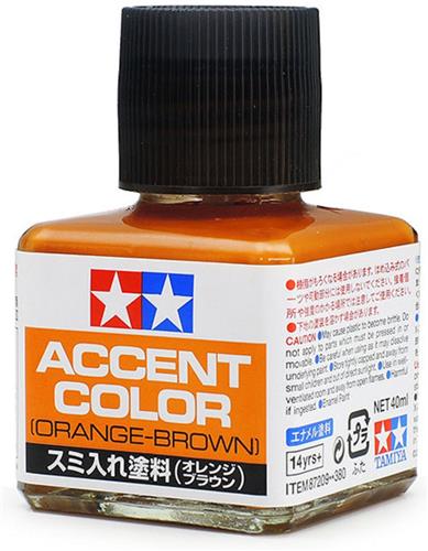 Tamiya 87209 Panel Line Accent Color - Orange Brown - 40ml Effecten potje