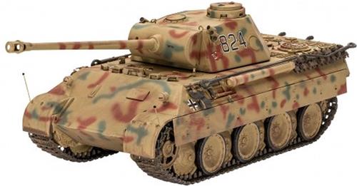 1:35 Revell 03273 Panther Ausf. D Tank - Gift Set Plastic Modelbouwpakket
