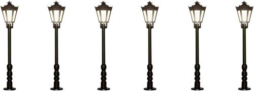 Viessmann Modelltechnik H0 Parklantaarn Enkel Kant-en-klaar model 60706 1 set(s)