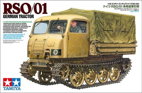 Tamiya Modelbouwpakket Militaire voertuigen - 35394 Steyr RSO/01 WWII - Duits Militair Rupsvoertuig Plastic - 1:35 - Modelbouw
