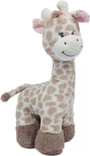Pia Soft Toys Knuffeldier Giraffe - zachte pluche stof - lichtbruin - kwaliteit knuffels - 36 cm - liggend