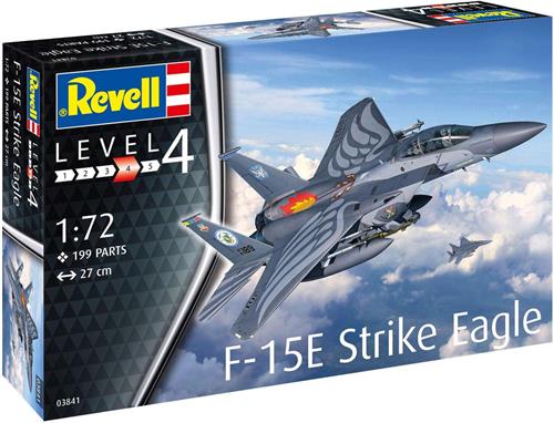 1:72 Revell 03841 F-15E Strike Eagle Jetfighter Plane Plastic Modelbouwpakket