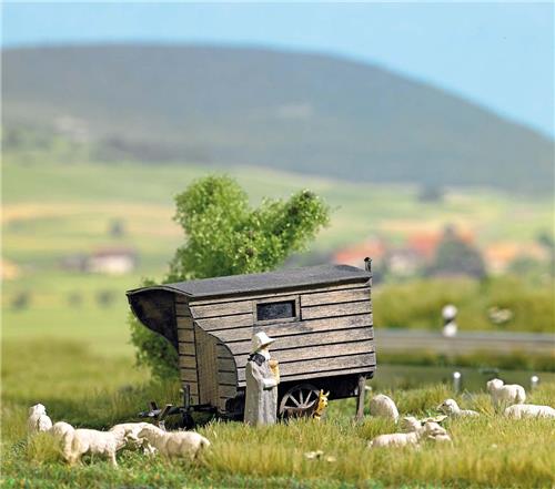 Busch - Schaferwagen H0 (2/21) * - BU1981 - modelbouwsets, hobbybouwspeelgoed voor kinderen, modelverf en accessoires