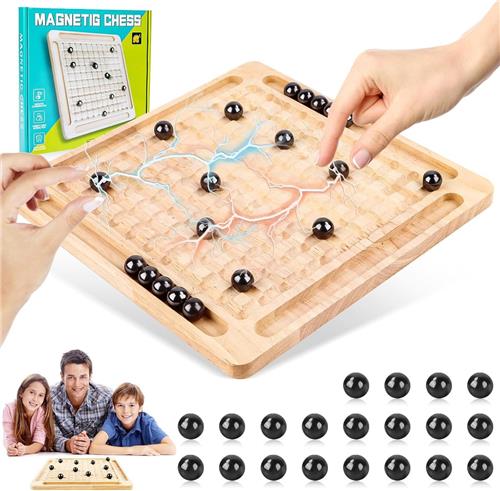 Solacis Magnetisch schaakspel - Magnetisch schaakbord - Reis schaakspel - Schaken - Schaakspel - Must have!