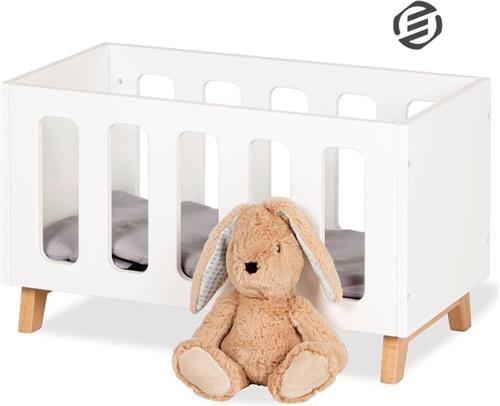 Equivera Poppenbed - Poppenbedje - Poppenhuis Meubels - Speelgoed voor Meisjes - Cadeau