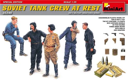 Miniart - Soviet Tank Crew At Rest. S.e. (Min35246) - modelbouwsets, hobbybouwspeelgoed voor kinderen, modelverf en accessoires