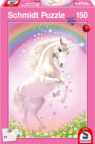 Schmidt Legpuzzel Roze Eenhoorn Meisjes Karton Roze 150 Stukjes