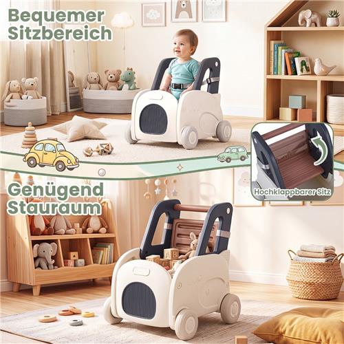 COSTWAY Babywagen, loophulp voor baby's van 18-36 maanden