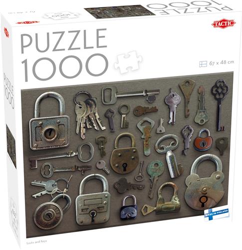 Puzzel 1000 Slotten en Sleutels - Uitdagend Puzzelplezier