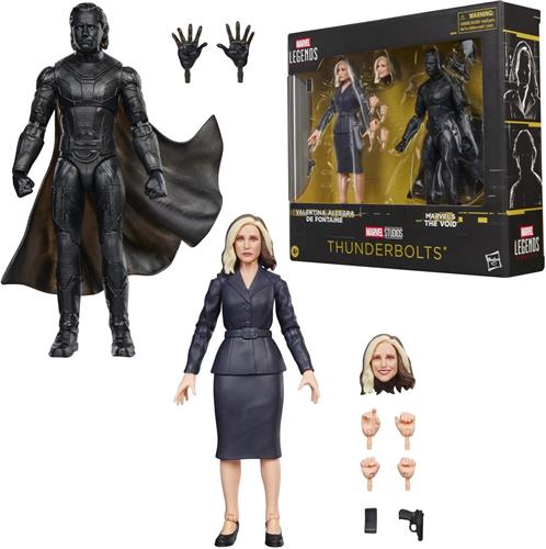Marvel Legends Series Valentina Allegra de Fontaine and Marvel's The Void 2-Pack, New Avengers Thunderbolts* Movie Collectible 15 cm (6-Inch) Action Figures