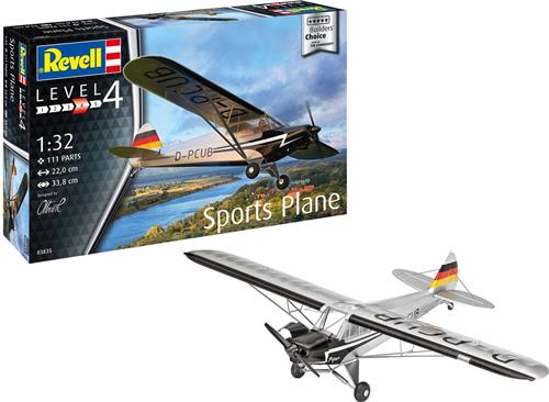 1:32 Revell 03835 Sports Plane Plastic Modelbouwpakket