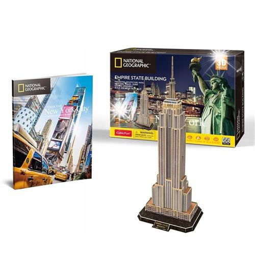3D Empire State Building Puzzel - 66 Delen, National Geographic