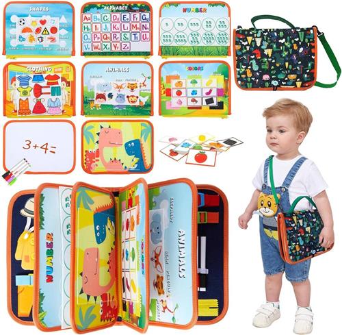 Solacis Speelgoed voor onderweg - Speelgoed voor in de auto - Reisspeelgoed - Speelgoed voor op reis - Autospeelgoed onderweg - Must have voor op reis!