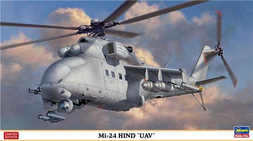 1:72 Hasegawa 02317 Mi-24 Hind UAV Plastic Modelbouwpakket