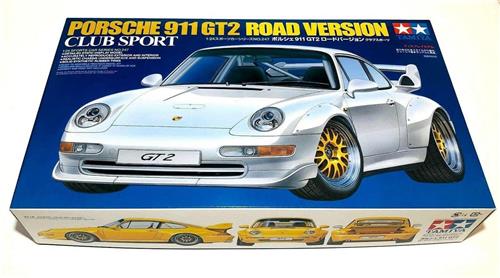 1:24 Tamiya 24247 Porsche 911GT2 Club Sport/Streetv. Plastic Modelbouwpakket