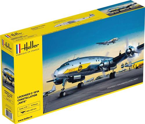 1:72 Heller 80382 C-121A constellation MATS Plastic Modelbouwpakket