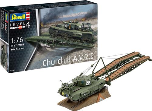 1:76 Revell 03297 Churchill A.V.R.E. Plastic Modelbouwpakket