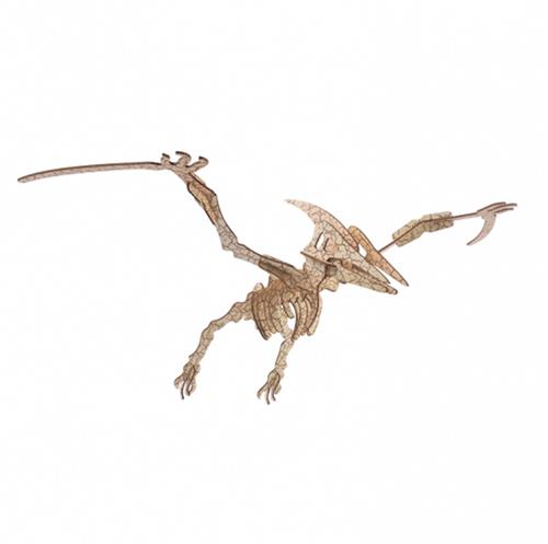 Bouwpakket 3D Puzzel Pterosaurus Dino Dinosaurus - hout