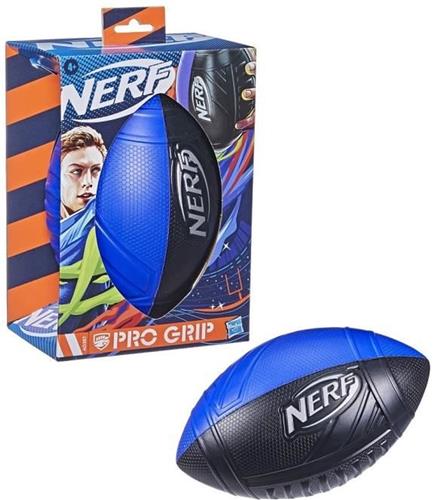 NERF Sports Pro Grip Football - Blauw/Zwart