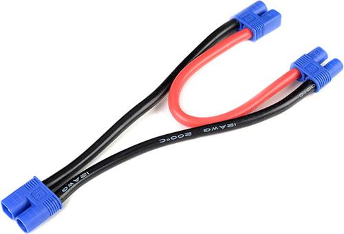 Revtec - Power Y-kabel - Serieel - EC-3 - 12AWG Siliconen-kabel - 12cm - 1 st