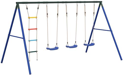 vidaXL - Schommelset - met - schommels - en - ladder