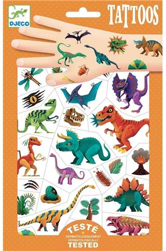 Djeco - Huidvriendelijke tattoos Dinosaurus