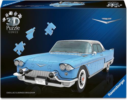 Ravensburger 3D Puzzle Iconics Cadillac Eldorado Brougham - 174 Onderdelen - Vanaf 8 Jaar