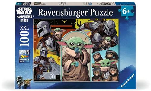 Ravensburger Star Wars The Mandalorian & Grogu Puzzel - Kinderpuzzel 100 XXL Stukjes - Vanaf 6 Jaar