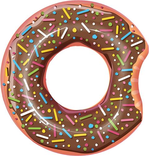 Zwemband donut 107 cm | bruin
