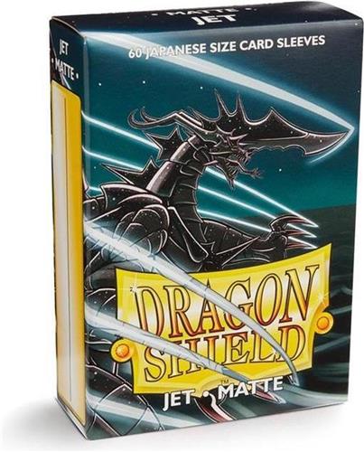 Dragon Shield Card Sleeves: Japanese Matte Jet (59x86mm) - 60 stuks