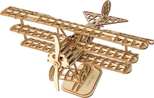 Robotime Modelbouwpakket Airplane 21 X 12 Cm Hout 145-delig