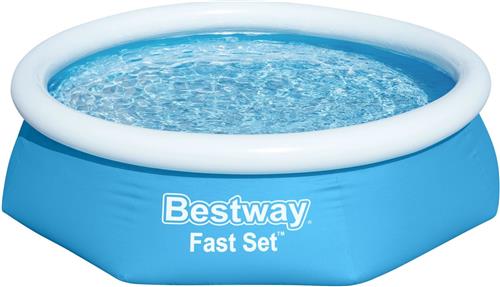 Bestway - Fast Set - Opblaasbaar zwembad inclusief filterpomp - 244x61 cm - Rond