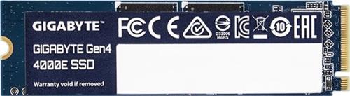 Gigabyte Gen4 4000E - SSD - 500GB - NVMe PCIe 4.0 x4 - 3D NAND