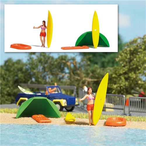 Busch - A-set: Strandidylle H0 (5/22) *bu7943 - modelbouwsets, hobbybouwspeelgoed voor kinderen, modelverf en accessoires