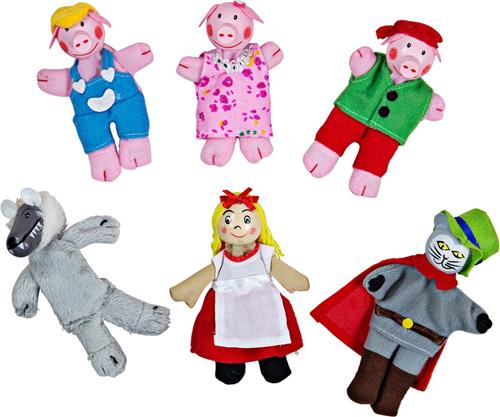 Bigjigs Finger Puppets - Red Riding Hood
