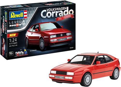 1:24 Revell 05666 Volkswagen VW Corrado - 35 Years! - Geschenkset Plastic Modelbouwpakket
