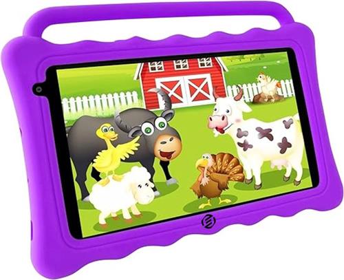 Equivera Kindertablet - Tablet voor Kinderen - Educatieve Tablet - Spelletjes - Ouderlijk Toezicht