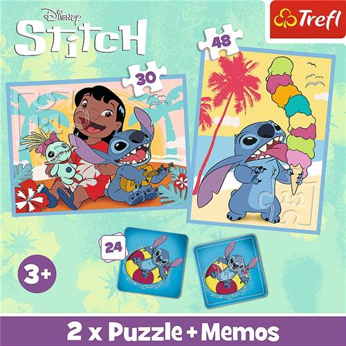 Trefl 2in1 + memo - Happy Lilo&Stitch day / Disney Lilo&Stitch