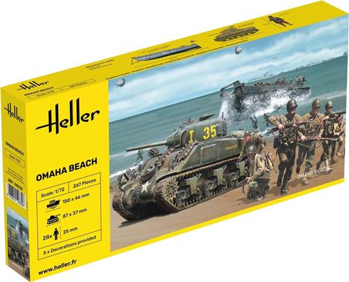 1:72 Heller 50332 Ohama Beach - Diorama Set Plastic Modelbouwpakket