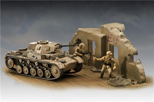 1:76 Revell 03229 PzKpfw II Ausf. F Tank Plastic Modelbouwpakket