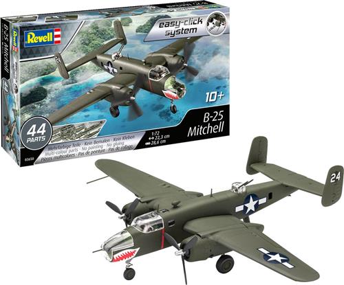 1:72 Revell 03650 B-25 Mitchell easy-click-system Plastic Modelbouwpakket