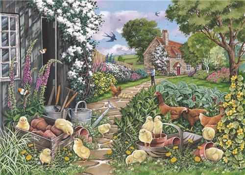 House of Puzzles Going Cheep - BIG 250 Piece Jigsaw Puzzle