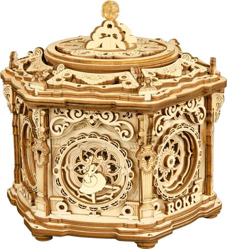 Robotime ROKR AMK52 - Muziekdoos - DIY - Secret Garden - Houten Modelbouw