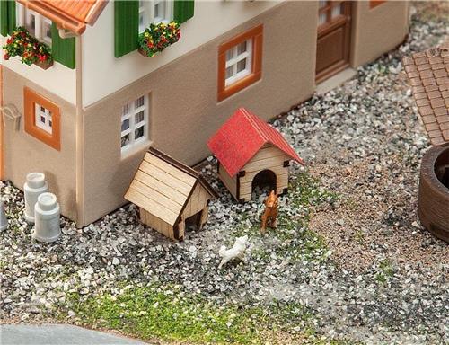 Faller - Hondenhokken - modelbouwsets, hobbybouwspeelgoed voor kinderen, modelverf en accessoires