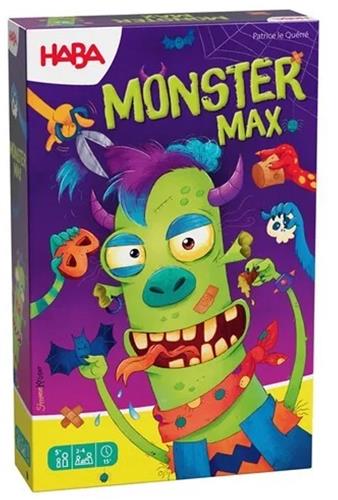 Haba spel Monster Max, een monstersnel observatie en legspel - 5 jaar + - 15 minuten - 2-4 spelers