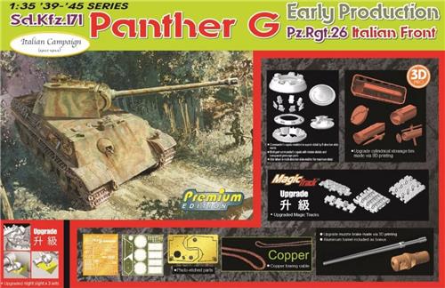 1:35 Dragon 6622 Sd.Kfz.171 Panther G Early Production - Pz.Rgt.26 Italian Front Plastic Modelbouwpakket
