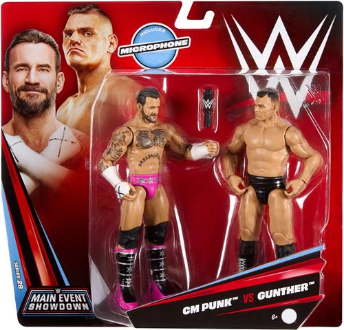 WWE Hoofdevenement CM Punk versus Gunther Set van 2