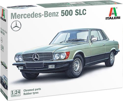 1:24 Italeri 3633 Mercedes-Benz 500 SLC Car Plastic Modelbouwpakket